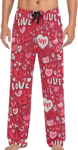 Pigsaly American Muscle Racing Car Pajama Pants Cars Lounge Sleepwear PJs Mens Pajama Bottoms Sleep Pants S in Saudi Arabia