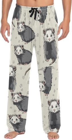 Pigsaly American Muscle Racing Car Pajama Pants Cars Lounge Sleepwear PJs Mens Pajama Bottoms Sleep Pants S in Saudi Arabia