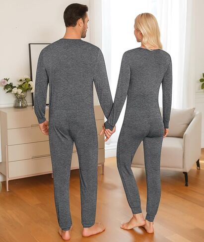 SWOMOG مطابقة الأسرة منامة مجموعات عيد الميلاد زوجين PJ's عطلة Onesise ملابس النوم المنزلية مجموعات ملابس النوم مع مرايل للحيوانات الأليفة رمادي عميق in Saudi Arabia