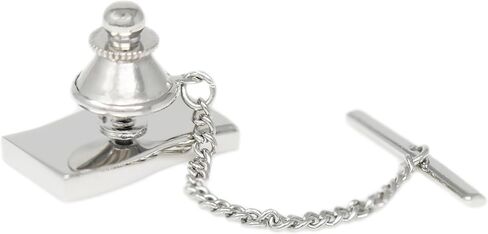 Men’s Tie Tack Tie Pin with Chain – Classic Lapel Pin Accessory for Dress Shirts, Suits & Formal Wear in Saudi Arabia