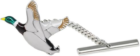 Men’s Tie Tack Tie Pin with Chain – Classic Lapel Pin Accessory for Dress Shirts, Suits & Formal Wear in Saudi Arabia