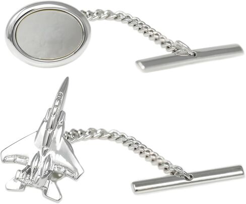 Men’s Tie Tack Tie Pin with Chain – Classic Lapel Pin Accessory for Dress Shirts, Suits & Formal Wear in Saudi Arabia