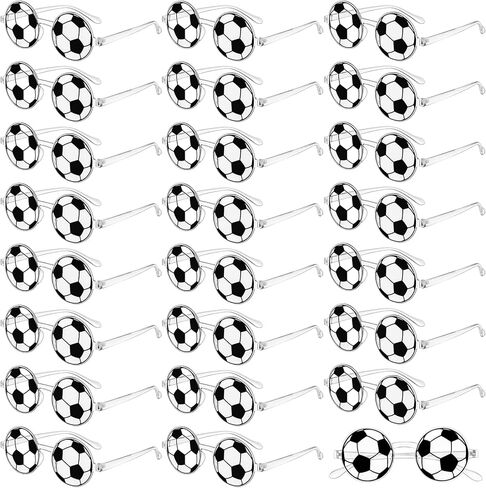 24 Pack Soccer Party Favors Soccer Glasses Sport Team Gifts Decorative Glasses for Player Coach Cheer Sports Theme Party Favors Bags Stuffers in Saudi Arabia