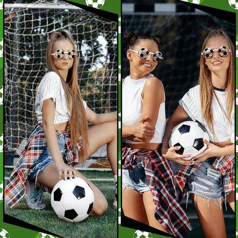 24 Pack Soccer Party Favors Soccer Glasses Sport Team Gifts Decorative Glasses for Player Coach Cheer Sports Theme Party Favors Bags Stuffers in Saudi Arabia
