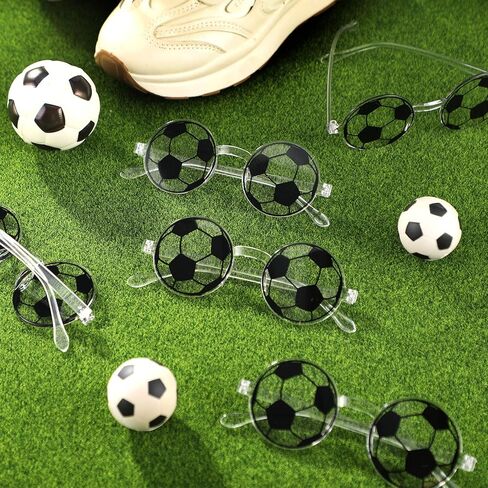 24 Pack Soccer Party Favors Soccer Glasses Sport Team Gifts Decorative Glasses for Player Coach Cheer Sports Theme Party Favors Bags Stuffers in Saudi Arabia