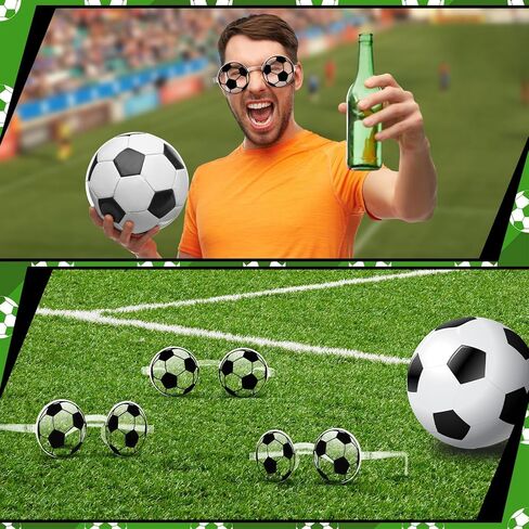 24 Pack Soccer Party Favors Soccer Glasses Sport Team Gifts Decorative Glasses for Player Coach Cheer Sports Theme Party Favors Bags Stuffers in Saudi Arabia