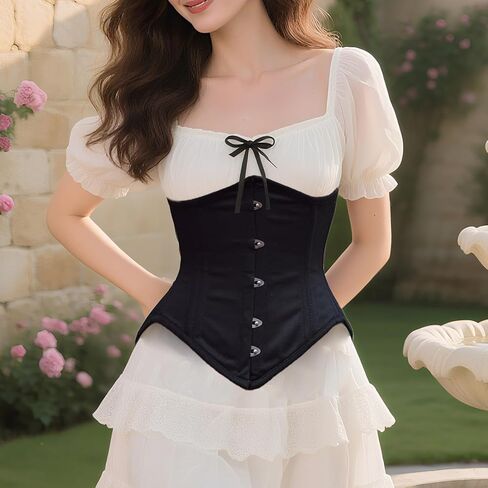 Corset Belt for Women Fishbone Wide Waist Corset for Cosplay, Gothic, Party Outfits in Saudi Arabia