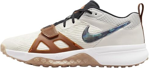 حذاء البيسبول Nike Diamond Elite Turf (FZ8654-100، أبيض ساميت/فانتوم/أحمر داكن/) مقاس 10.5 in Kuwait