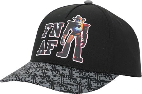 قبعة بيسبول سوداء من Five Nights at Freddy's AOP Brim in Kuwait