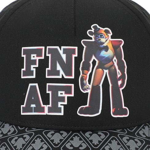 قبعة بيسبول سوداء من Five Nights at Freddy's AOP Brim in Kuwait