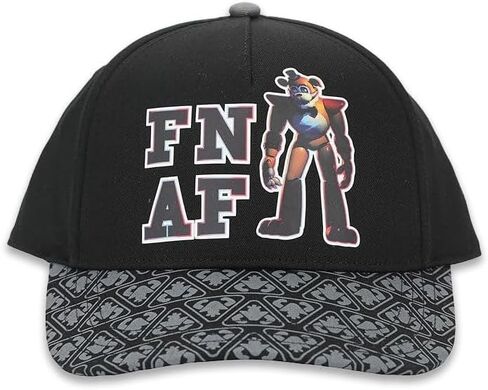 قبعة بيسبول سوداء من Five Nights at Freddy's AOP Brim in Kuwait