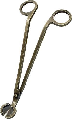 MrMrKura Candle Wick Trimmer, Stainless Steel Wick Clipper Cutter Scissor, Antique Candle Accessory Gift for Candles Lovers (Bronze) in Saudi Arabia