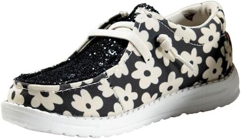 Twister Casual Shoes Girls Fabric Daisy Lace Black 446009101 in Saudi Arabia
