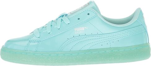 PUMA Unisex-Child Basket Patent Iced Glitz Sneaker in Kuwait