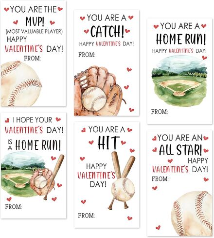 6 Style Basketball Happy Valentine Gift Tag Sticker, Theme Label Sticker for Wrapping Present, Basketball Anniversary Valentine Party Supplies Decor-A03 in Kuwait