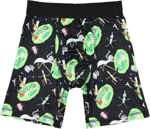 INTIMO Adult Swim Rick And Morty Boxer Briefs Men's Space Portals Tight Fit Underwear in Saudi Arabia