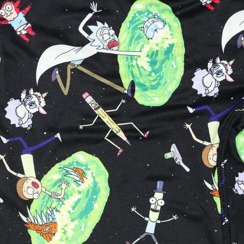 INTIMO Adult Swim Rick And Morty Boxer Briefs Men's Space Portals Tight Fit Underwear in Saudi Arabia