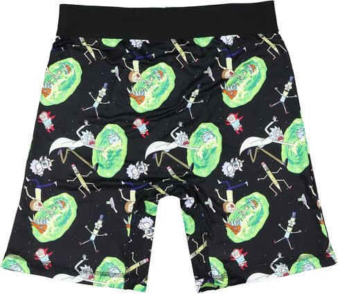 INTIMO Adult Swim Rick And Morty Boxer Briefs Men's Space Portals Tight Fit Underwear in Saudi Arabia