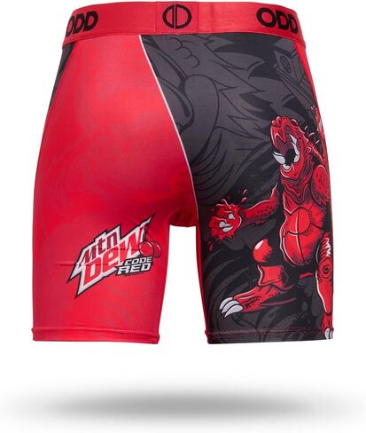 ملابس داخلية قصيرة للرجال من Odd Sox Mountain Dew Code Red - ملابس داخلية جديدة تحت عنوان مشروب الصودا - مقاس مريح قابل للتمدد - رسم ممتع in Kuwait