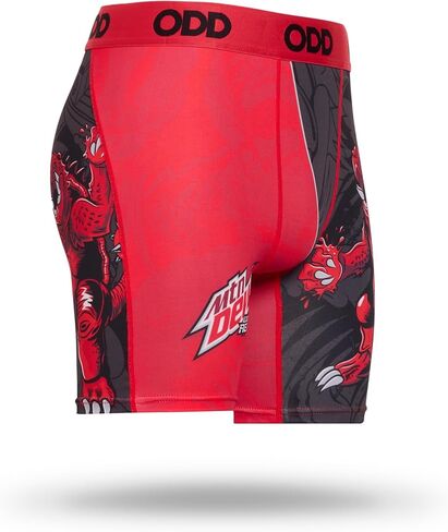 ملابس داخلية قصيرة للرجال من Odd Sox Mountain Dew Code Red - ملابس داخلية جديدة تحت عنوان مشروب الصودا - مقاس مريح قابل للتمدد - رسم ممتع in Kuwait