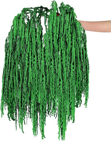 Suncalla 24 Pcs Brownish-red Spring Natural Dried Amaranthus Hanging Flowers Amaranthus Artificial Flowers for Wedding Arch Bouquet Floral Garland Wall Home Decoration (23 Inch) in Saudi Arabia
