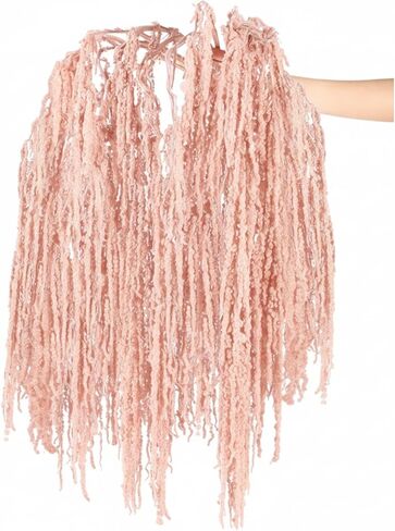 Suncalla 24 Pcs Brownish-red Spring Natural Dried Amaranthus Hanging Flowers Amaranthus Artificial Flowers for Wedding Arch Bouquet Floral Garland Wall Home Decoration (23 Inch) in Saudi Arabia