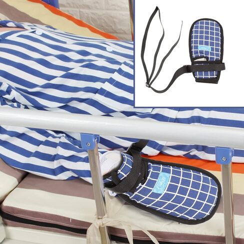 Homoyoyo Safety Glove for Care Breathable Finger Control Mitts with Straps Comfortable and Easy to Clean for Bed Wheelchair Use in Saudi Arabia