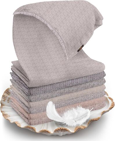 Summer Cashmere Scarf for Women and Men - 68x190 cm 100% Cashmere Wool Check Handwoven Shawl Wraps - Made in Nepal in Saudi Arabia
