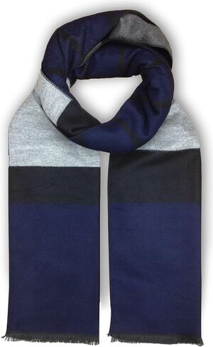 Livativ Bleu Nero Luxurious Winter Scarf for Men – Large Selection of Unique Design Premium Scarves in Saudi Arabia