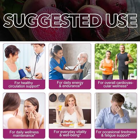 علكات جذر الشمندر، مكمل علكات الشمندر العضوي لدعم الطاقة الطبيعية، غير معدل وراثيًا، خالي من الغلوتين، نكهة التوت المختلطة، 90 قطعة (1) in Kuwait