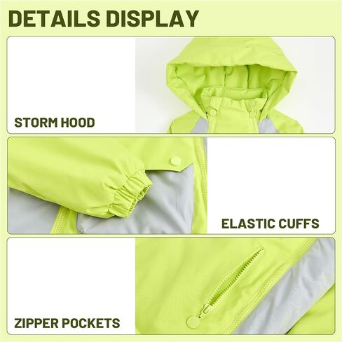 JiAmy Kids 2 Piece Snowsuit Set Winter Hooded Puffer Jacket & Snow Bib Pants Ultralight Outfit Boy Girl Ski Suits in Saudi Arabia