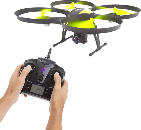 SereneLife WiFi FPV Drone with HD Camera and live Video. Headless Mode Quadcopter, Altitude Hold, 1-Key Takeoff/Landing, Bonus Battery, Low Voltage Alarm, Custom Route Mode, 15 Minutes Flight Time in Saudi Arabia