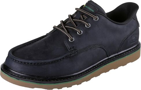 Skechers Mens John Deere Leather Moc Toe Brockman Bungee Slip Ins in Saudi Arabia