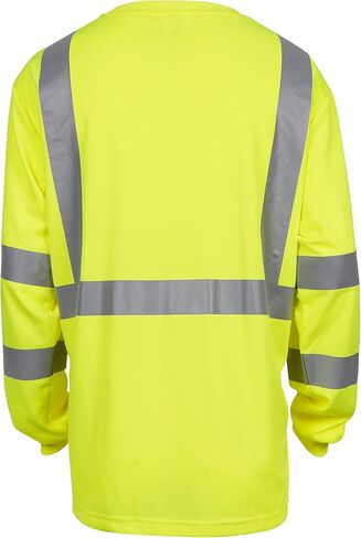 تي شيرت OrangeGear® Class 3 طويل الأكمام عالي الوضوح وعاكس للرطوبة (5 عبوات) in Kuwait