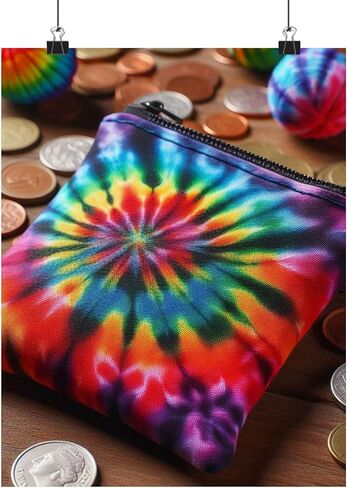Tie-Dye Coin Pouch Matte Poster - Made in USA in Saudi Arabia