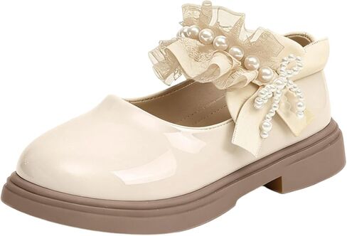 Girls Cute Mary Jane Shoes Party Wedding Chunky Sole Straps School Uniform Dress Oxfords Kids Classic Leather Shoes in Saudi Arabia