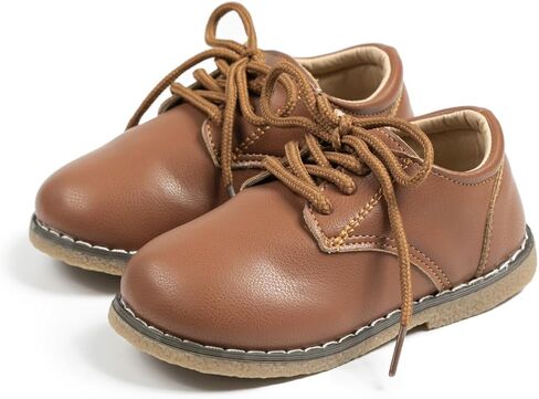 Toddler Little Kid Boys Girls Dress Shoes Kids School Uniform Formal Casual Oxfords in Saudi Arabia