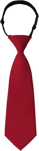 Boys Tie, Adjustable Pre-tied Kids Ties Solid Color Toldler Necktie for School Uniforms Party Wedding Graduation in Saudi Arabia