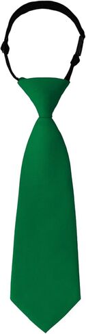 Boys Tie, Adjustable Pre-tied Kids Ties Solid Color Toldler Necktie for School Uniforms Party Wedding Graduation in Saudi Arabia