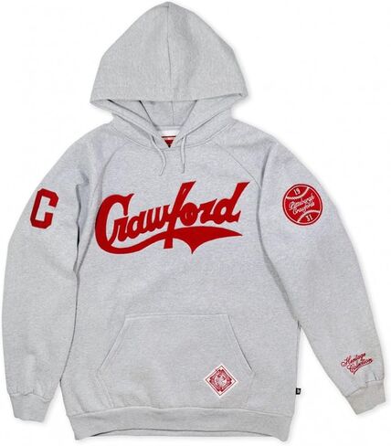 هودي رجالي من Big Boy Pittsburgh Crawfords Heritage [رمادي] - ID#39186-79-225-0-0 in Kuwait