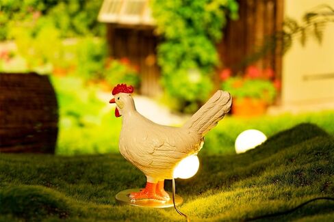 3D LED Egg Table Lamp - Funny Resin Chicken Night Light with USB, Perfect Christmas or Birthday Gift in Saudi Arabia