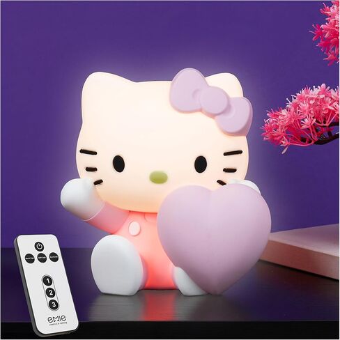 Get Trend Hello Kitty Sanrio Silicone Night Light for Girls Teens Women 3 Light Modes, Portable Rechargeable Dimmable Bedside LED Lamp, Kawaii Gifts for Girls (Hello Kitty) in Saudi Arabia