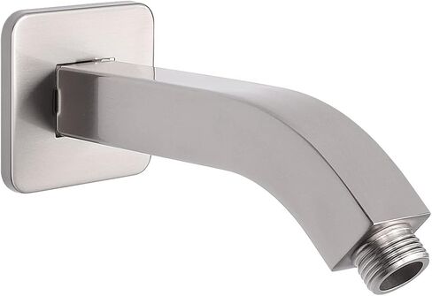 HarJue Shower Arm, Rain Shower Head Extension Extender, With Flange and Teflon Tape, Made of Thicken Stainless Steel for Bathroom Rainfall Shower (16 Inch, Chrome Gold) in Kuwait