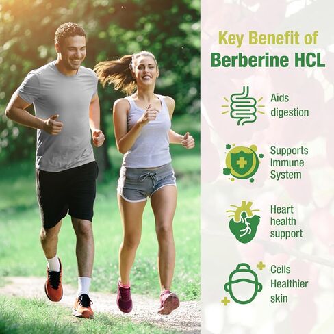 Berberine Supplement 1500mg - Premium Berberine HCl 97% Purity Berberine Plus Pure Ceylon Cinnamon, High Potency Berberine for Men Women, Non-GMO Vegan 2Pack in Saudi Arabia