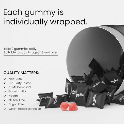 Berberine HCl Gummies Supplement 2000mg, High Potency Berberine with Ceylon Cinnamon, Chromium and Bitter Melon for Women & Men, Metabolism Support, AMPK, Sugar Free, Vegan, 120 Count, 60 Day Supply in Kuwait