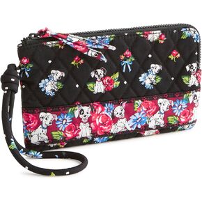 حقيبة يد نسائية من Vera Bradley مصنوعة من القطن الفاخر بسحاب، 101 Dalmatians، مقاس واحد in Kuwait