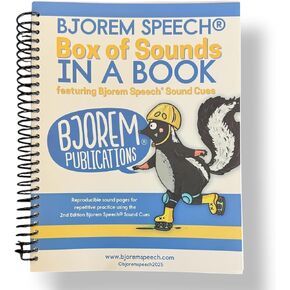 صندوق Bjorem Speech® للأصوات في كتاب - أكثر من 250 صفحة قابلة للتكرار لعلاج النطق، وتعذر الأداء لدى الأطفال في الكلام والنطق ومعرفة القراءة والكتابة (مواضع الصوت الأولية والوسطى والنهائية) in Kuwait