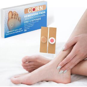 ضمادات طبية سريعة الفعالية للبالغين، وسادات مزيلة للذرة مع 40% حمض الساليسيليك - 36 قطعة، علاج سريع وفعال للقدمين وأصابع القدم in Kuwait