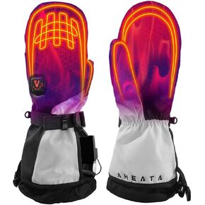 7V Battery Heated Mittens – Outdoor Winter Mittens for Cold Weather, Unisex – Up to 150°F for 5+ Hours L/XL in Saudi Arabia