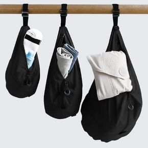 علب التعبئة trtl، أسود - مكعبات تعبئة للسفر - حقائب تنظيم للأمتعة لزيادة المساحة في حقيبة السفر - منظمات تعبئة السفر - تتضمن حزام حمل - تأتي مع 3 أحجام مكعبة - 3 عبوات in Kuwait